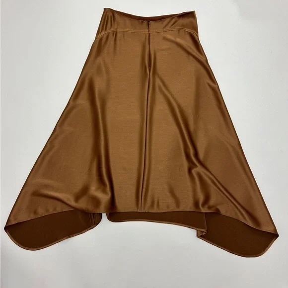 Sies Marjan Satin Asymmetrical Hem Skirt